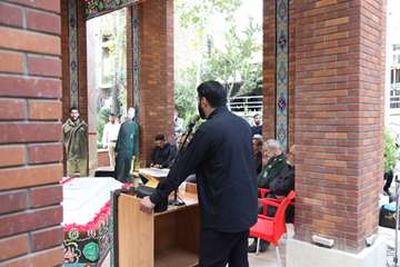 مراسم رونمایی از یادمان شهدای گمنام